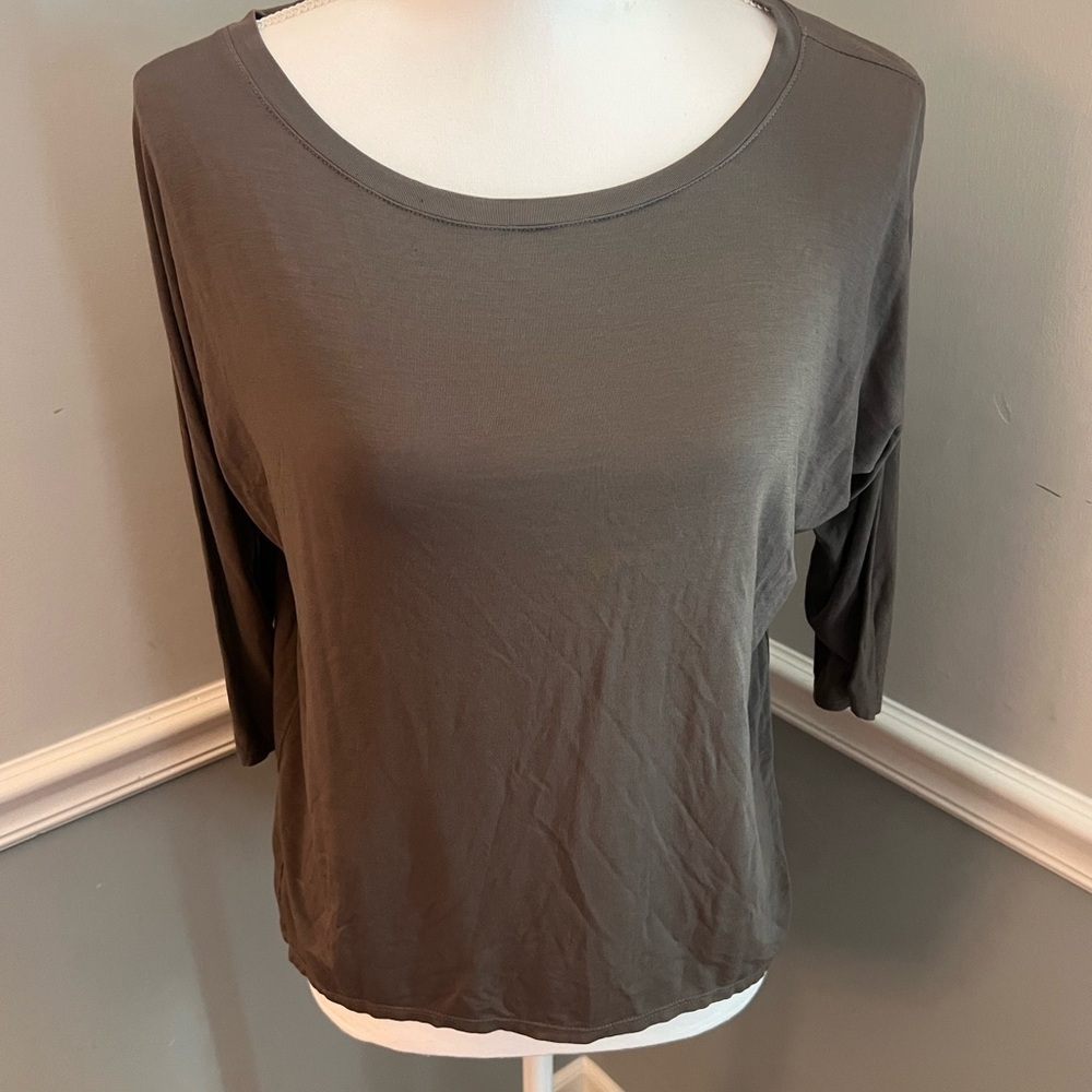 Michael Stars One Size Elbow Sleeve High-Low Top